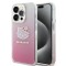 Husa Hello Kitty iPhone 13 Pro Hardcase IML Gradient Electrop Kitty Head, roz, HKHCP13LHDGKEP
