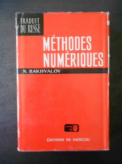 N. BAKHVALOV - METHODES NUMERIQUES foto