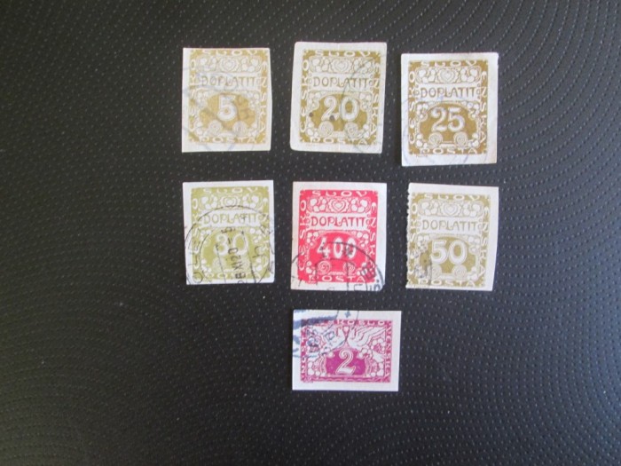 CEHOSLOVACIA SERIE STAMPILATA=1