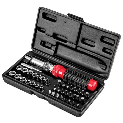 Set biti si tubulare cu adaptor Top Tools 39D386 HardWork ToolsRange foto