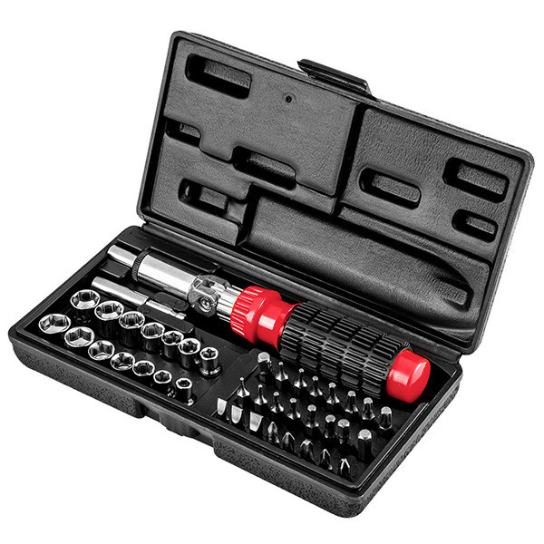 Set biti si tubulare cu adaptor Top Tools 39D386 HardWork ToolsRange