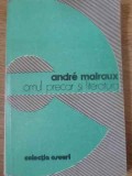 Omul Precar si Literatura - Andre Malraux, Univers 1980, Eseuri, Biografii, Romana, Paperback, 232 Pagini