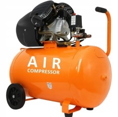 Compresor aer Notig 100l, 2 cilindrii, 8bari, 230V 440l/min foto