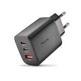 Incarcator retea NGS ERA 65W 2x USB-C PD 65W 1x USB-A QC3.0 18W negru