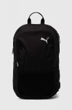 Puma rucsac femei, culoarea negru, mare, neted, 090239