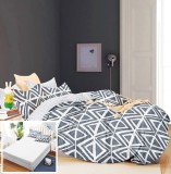 Cumpara ieftin Lenjerie Pat Raphinha Px051, Bumbac, 4 Piese, Cu Elastic, Alb, Gri, Imprimeu