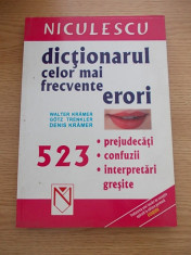 DICTIONARUL CELOR MAI FRECVENTE ERORI-R6A foto