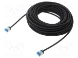 Cablu Patch U/FTP 6a 15m Cu LSZH Negru - Goobay