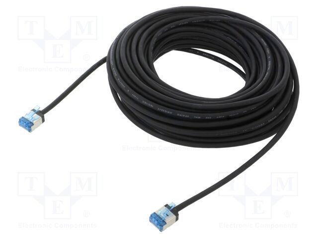 Cablu Patch U/FTP 6a 15m Cu LSZH Negru - Goobay