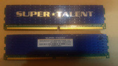 Memorie Ram 4GB DDR2 radiator Kit (2 x 2GB ) SUPER TALENT T800UX2GC4 foto