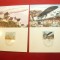 Set 2 Maxime cu seria Europa -Ziua Postei - Avion si Zepelin 1979 Liechtenstein