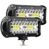 Set 2x Proiectoare LED auto OFF-ROAD 6.5 inch 120W, 12V-24V, 6000K, carcasa aluminiu, 12000Lm, BZRSH, IPF