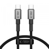Cablu Date si Incarcare USB-C - USB-C Tech-Protect Ultraboost DNA, 60W, 0.5m, Gri, Universal