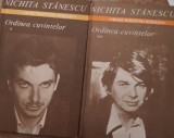 ORDINEA CUVINTELOR NICHITA STANESCU 2 VOLUME