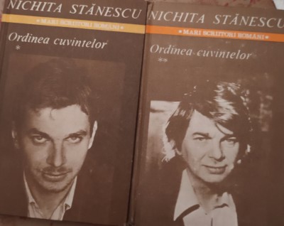 ORDINEA CUVINTELOR NICHITA STANESCU 2 VOLUME foto