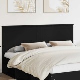 vidaXL Tăblie cap cu headboard Stejar Negru 200 cm Lemn compozit 887594