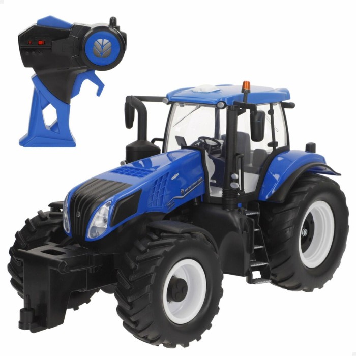 Mașină Radio Control New Holland 37 x 21 x 18 cm (2 Unități)