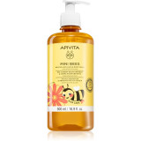 Apivita Mini Bees Gentle Kids Hair&amp;Body wash Calendula&amp;Honey gel de duș pentru corp și păr 500 ml