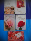 HOPCT LOT 1928 FELICITARE-FLORI-5 CARTI POSTALE-NECIRCULATE