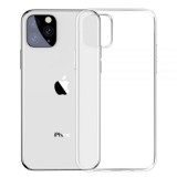 Husa Silicon Transparenta iPhone 11 Pro, Anti-soc, Anti-alunecare, Bumper