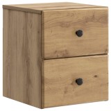 vidaXL Dulap de noapte suspendat Stejar Artizanal 34,5 x 33 x 40 cm 899163