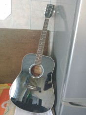 Chitara acustica Harley Benton pentru stanga