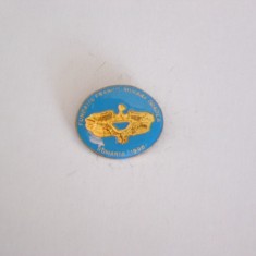 QW9 - I 48 - Insigna - tematica istorie - Fundatia franco-romana - Oradea - 1996