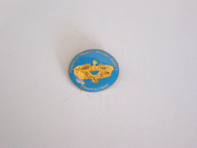 QW9 I 48 - Insigna - tematica istorie - Fundatia franco-romana - Oradea - 1996