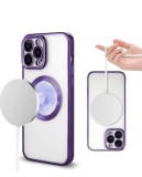 Huse silicon cu incarcare magetica wireless pentru Iphone 12 Pro Mov, Carcasa