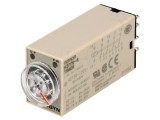 Timer electronic 0,1s-10min 4PDT 250VAC 3A 100-120VAC IP40 H3YN-4