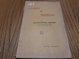 NICOLAE I. RADULESCU (dedicatie-autograf) - Licariri din Razboiu - 1943, 102 p., Alta editura