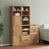 vidaXL Dulapuri laterale 5 buc &quot;ODDA&quot; 40x24x79 cm lemn masiv de pin