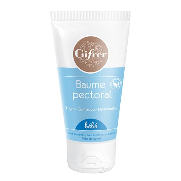 Balsam Pectoral pentru Bebelusi, Gifrer, Baume, Imbunatateste Confortul Respirator, 40ml