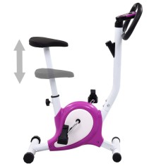 Bicicleta fitness cu curea de rezisten?a, mov foto