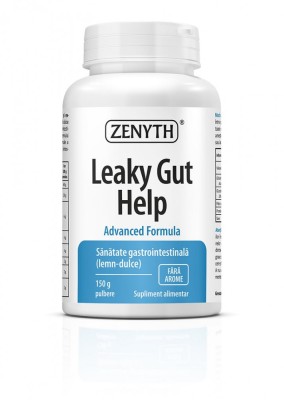 Leaky Gut Help, sanatatea gastrointestinala si sindromul de intestin hiperpermeabil, 150 g pulbere, ZENYTH foto
