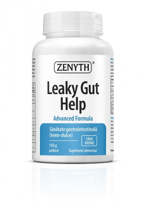 Leaky Gut Help, sanatatea gastrointestinala si sindromul de intestin hiperpermeabil, 150 g pulbere, ZENYTH