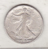 Bnk mnd SUA 1/2 Dollar 1917 D Rev, America de Nord, Argint