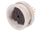 Conector M16 Soclu Mamă 12 PIN 3A 60V IP40, Lumberg