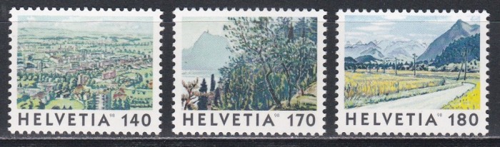 Elvetia 1998 - Peisaje elvetiene, MNH
