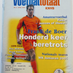 Revista fotbal - "VOETBALTOTAAL" (Olanda) aprilie 2003