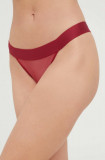 Dkny tanga culoarea bordo