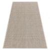 Covor sisal Floorlux 20580 simplu, culoare, solidă - şampanie si taupe, 80x150 cm, Dreptunghi