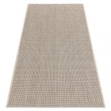 Covor sisal Floorlux 20580 simplu, culoare, solidă - şampanie si taupe, 80x150 cm