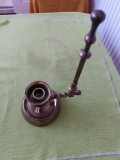 Sfesnic vechi de mana lucrat din bronz, piesa de colectie de provenienta suedeza Swedesign