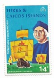 Insulele Turks si Caicos - Descoperitori si exploratori, 1972 - valoare neobliterata