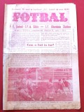 Program meci fotbal FC &quot;SOIMII&quot; IPA SIBIU - ALUMINIU SLATINA (12.05.1985)