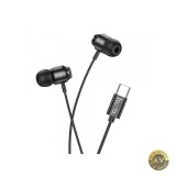 Handsfree USB-C HOCO M122 Negru