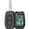 Cheie auto completa cu cip PCF7961M, 2 butoane, 433 MHz &ndash; Compatibila cu Dacia Logan, Duster, Sandero, Lodgy, Dokker, Renault Symbol, Trafic