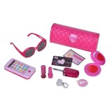 Set de joaca pentru plimbare, geanta, telefon, ochelari, Roz, ATU-082392