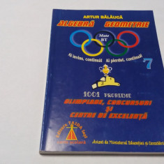 1001 PROBLEME OLIMPIADE,CONCURSURI SI CENTRE DE EXCELENTA ARTUR BALAUCA RM4